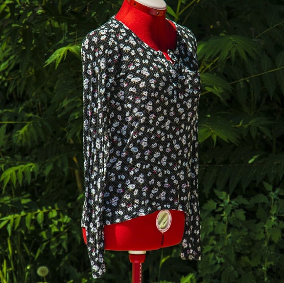 Nollie floral polka dot thermal top - Picture 3 of 5